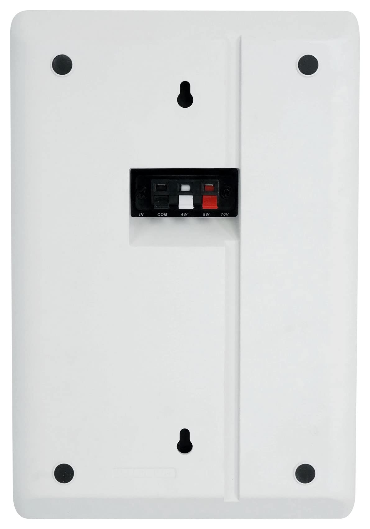 Rockville Commercial Restaurant Amplifier with 4 White Slim Wall Speakers & Wall Controller - Perfect for Restaurants, Bars, and Cafes Background Music System