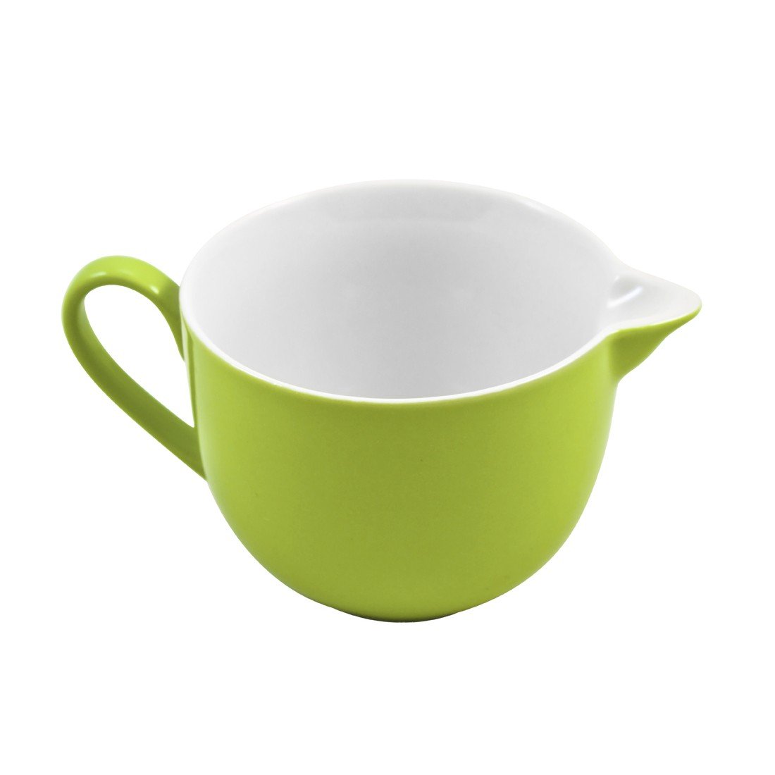 Ritzenhoff & Breker Doppio Porcelain Milk Jug Creamer - Green - Perfect for Coffee, Tea & Hot Chocolate Serving at Home or Cafe