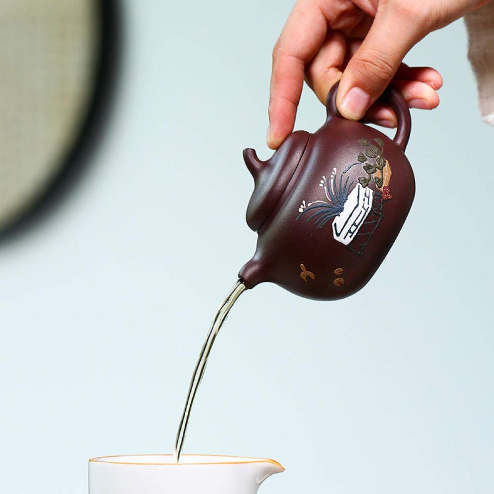 Premium Chinese Kung Fu Tea Set - Traditional Ceramic Teapot with Cups for Authentic Gongfu Tea Ceremony | Perfect for Home, Office & Gift Giving