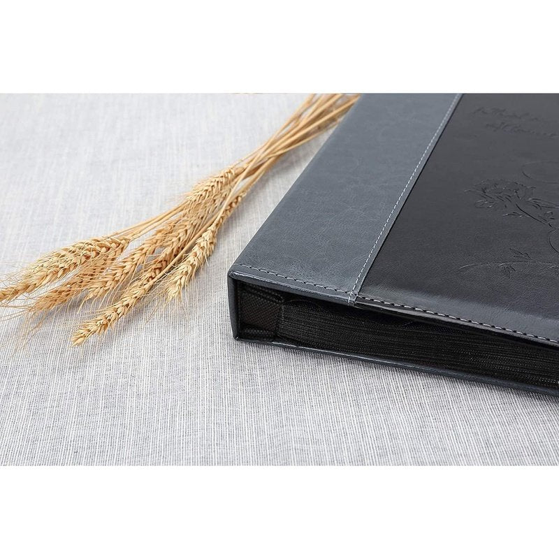 600 Photo Capacity Leather Photo Album 4x6 - XL Storage for Wedding, Travel & Family Memories | Durable Leather Cover for Pictures & Snapshots
