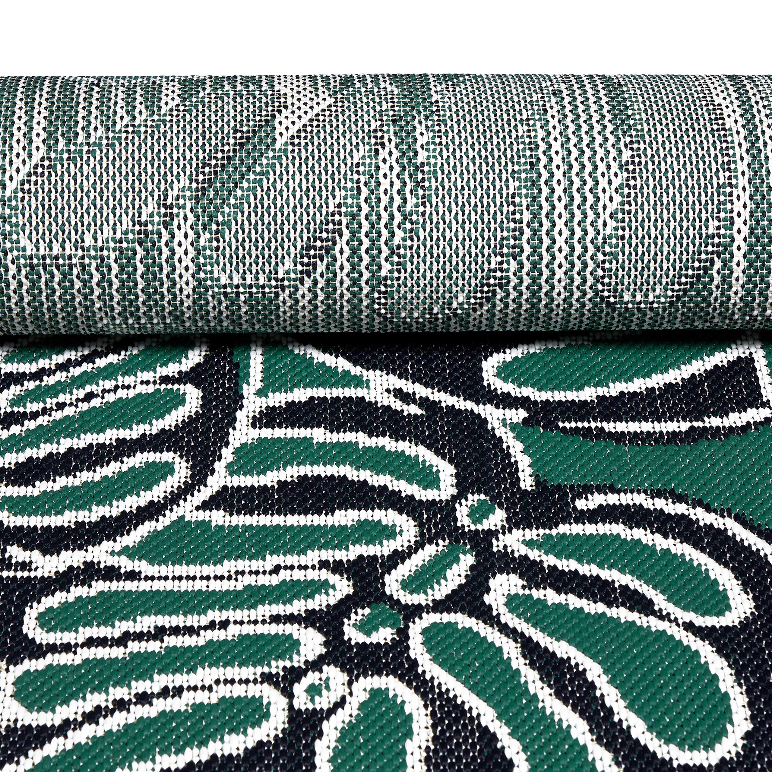 Vera Bradley 8x10 Rug - Rain Forest Canopy Coral for Indoor/Outdoor Use