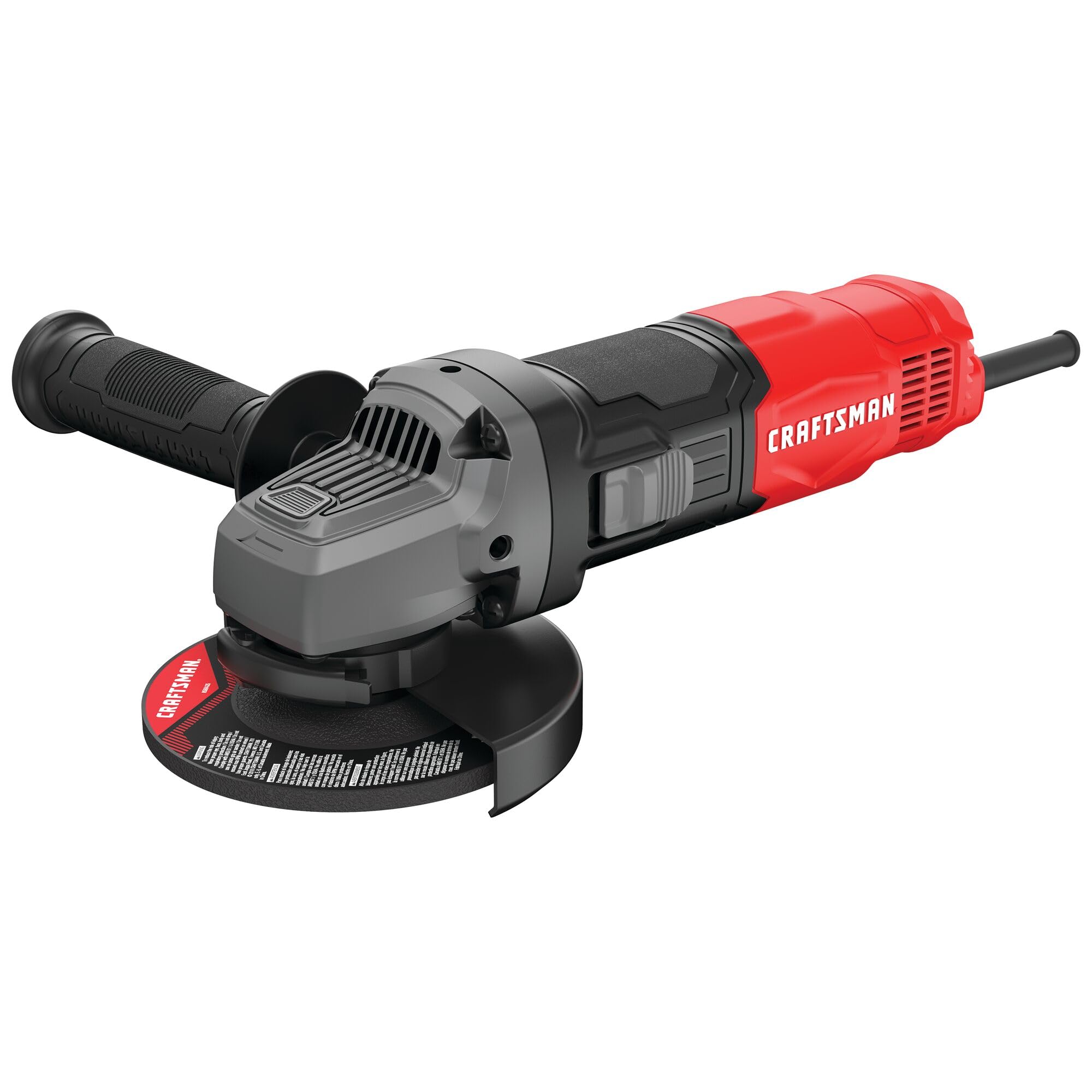 CRAFTSMAN 4-1/2 Inch 6 Amp Corded Small Angle Grinder Tool, 12,000 RPM (CMEG100) - Perfect for Metal Cutting, Grinding & Polishing in DIY Projects & Professional Workshops