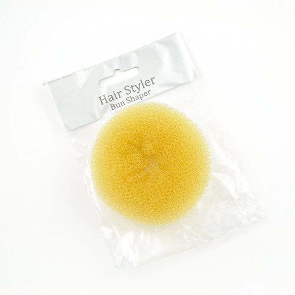 Hair Bun Donut Ring Shaper Maker - Styler for Perfect Buns (Blonde) - Ideal for Updos, Ponytails & Special Occasions
