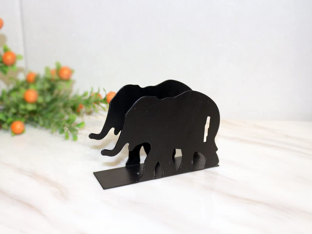 Elephant-Shaped Napkin Holder - Freestanding Paper Towel Holder for Kitchen Countertops, Dining Table - Indoor & Outdoor Use - Perfect for Home, Restaurants, and Picnics