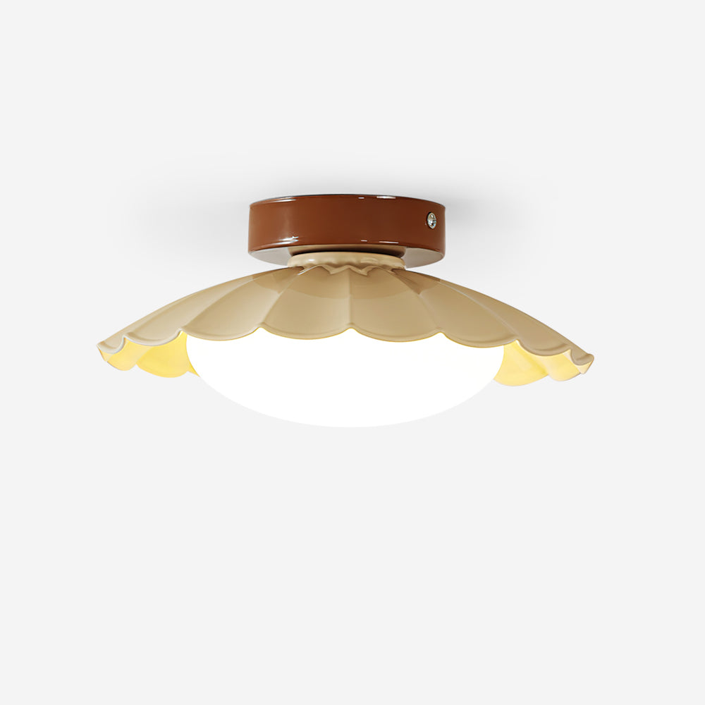 Modern Nephele Ceiling Light Fixture - Dimmable LED Flush Mount for Bedroom, Living Room & Kitchen - Energy Efficient Home Lighting Solution