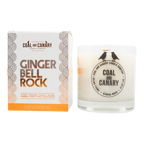 Organic Ginger Bell Rock Candy - Natural & Delicious Ginger Flavored Hard Candy for Digestion & Nausea Relief - Perfect for Travel, Office Snacks & Holiday Gifts