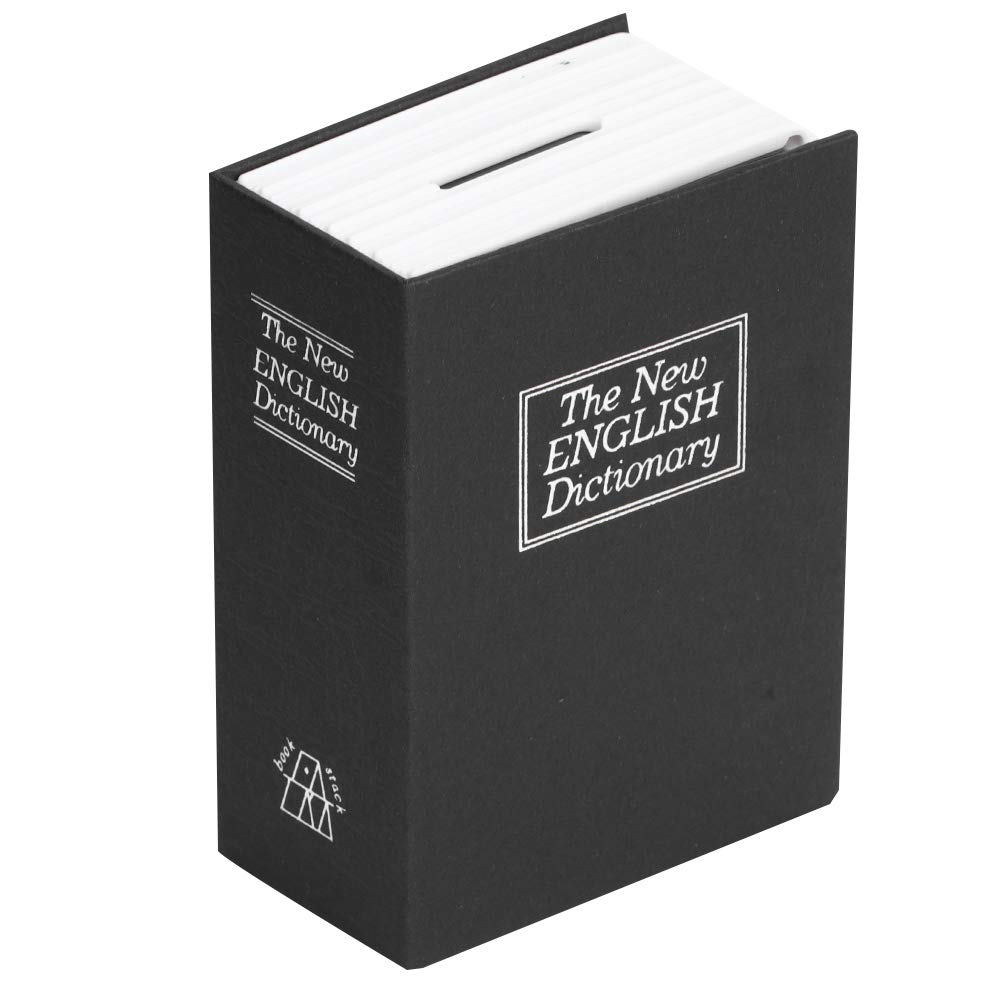Mini Cash Storage Box - Simulation Book Safe for Money & Valuables - Secure Home & Office Use - Perfect for Storing Cash, Jewelry, and Important Documents