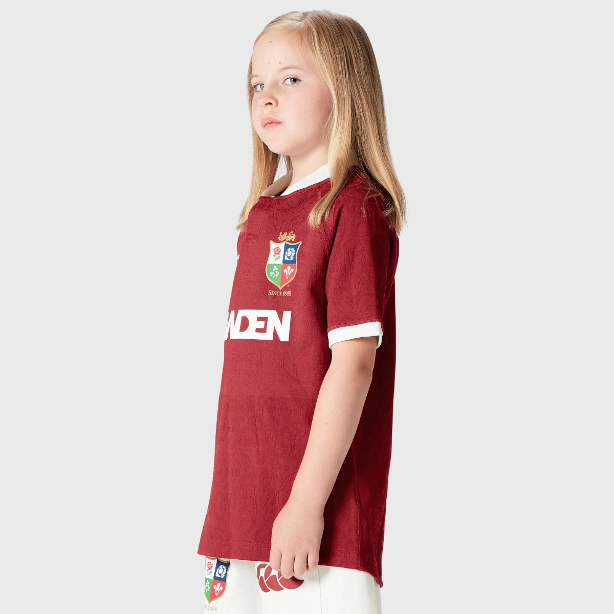 Canterbury British & Irish Lions 2025 Kids Replica Rugby Jersey - Authentic Youth Rugby Shirt for Fans & Players - Perfect for Match Days, Training & School Sports