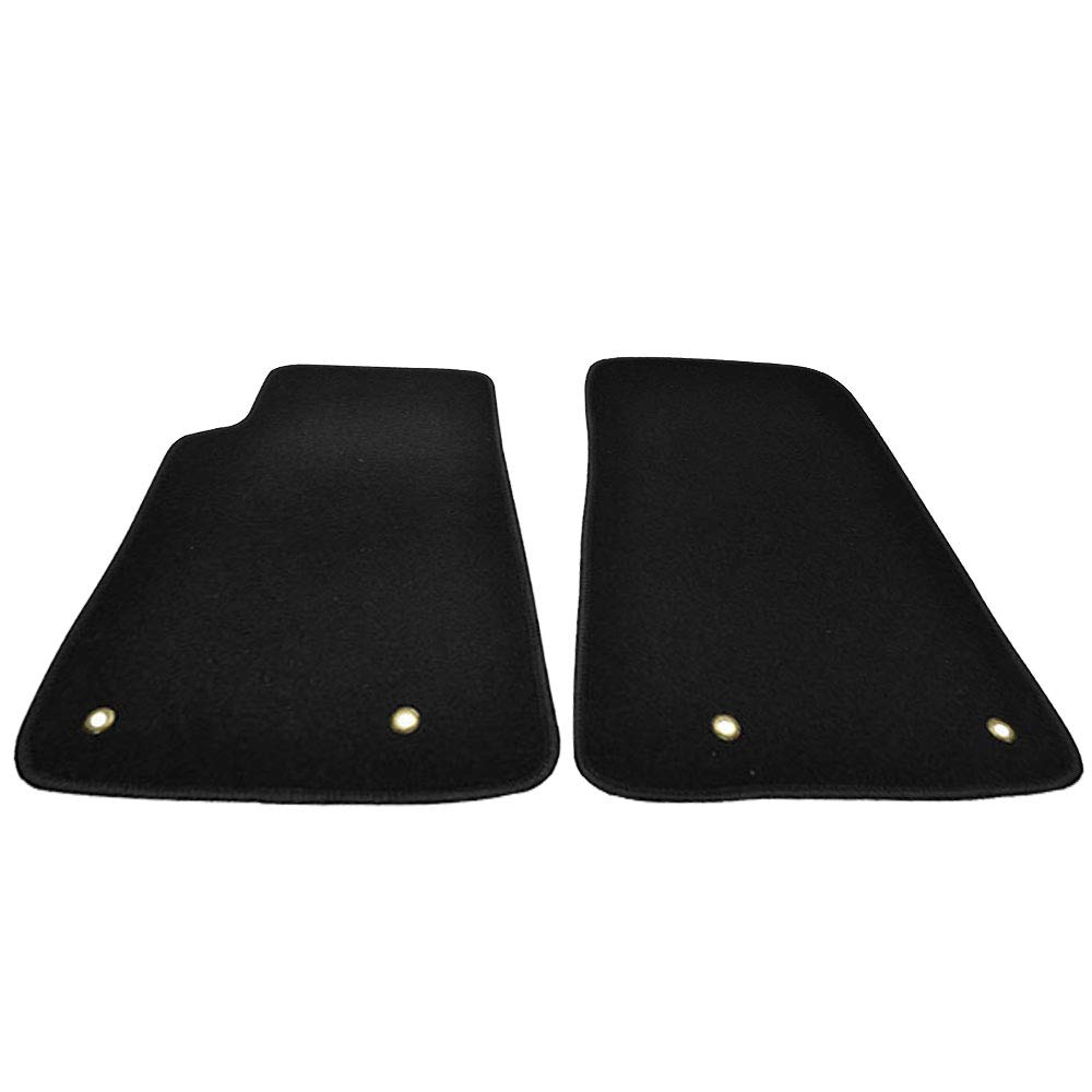 **FREEMOTOR802® Custom Fit Nylon Car Floor Mats for 2010-2015 Chevrolet Camaro – Non-Slip, Durable & Easy to Clean – Perfect for Daily Commute, Road Trips & All-Weather Protection (Black, 2-Piece Set)**
