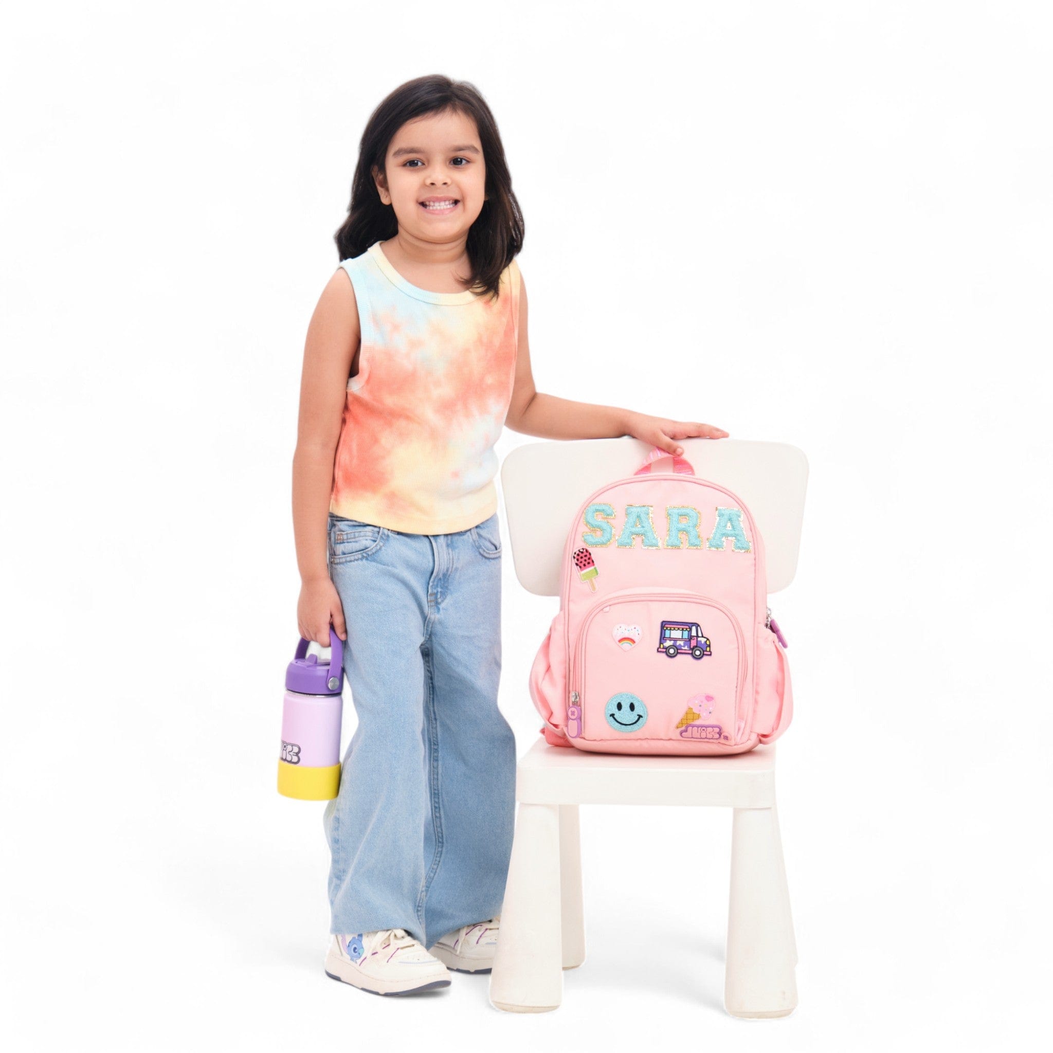 Moji Small Backpack for Women & Teens - Bubblegum Pink Cute Mini Backpack, Lightweight Daypack for School, Travel, Shopping, and Daily Use