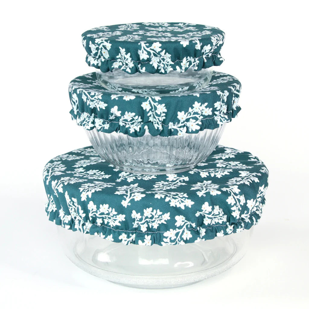 Colibri Bowl Covers - 3 Pack Reusable Silicone Food Covers for Bowls, Plates & Containers | Microwave & Dishwasher Safe | Perfect for Food Storage, Meal Prep & Leftovers