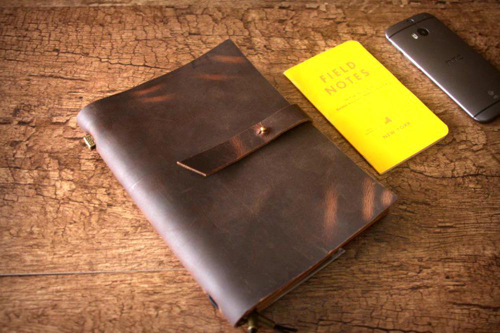 Vintage Leather Refillable Journal - Handmade Bound Notebook for Writing, Sketching & Travel - Perfect Gift for Writers & Artists