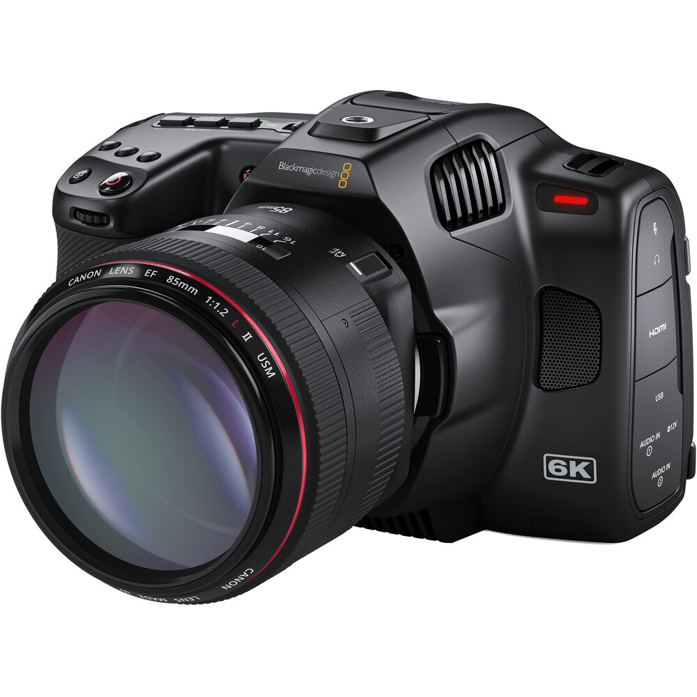 Blackmagic Design Pocket Cinema Camera 6K Pro - Canon EF Mount Digital Cinema Camera for Filmmaking, Vlogging & Professional Video Production