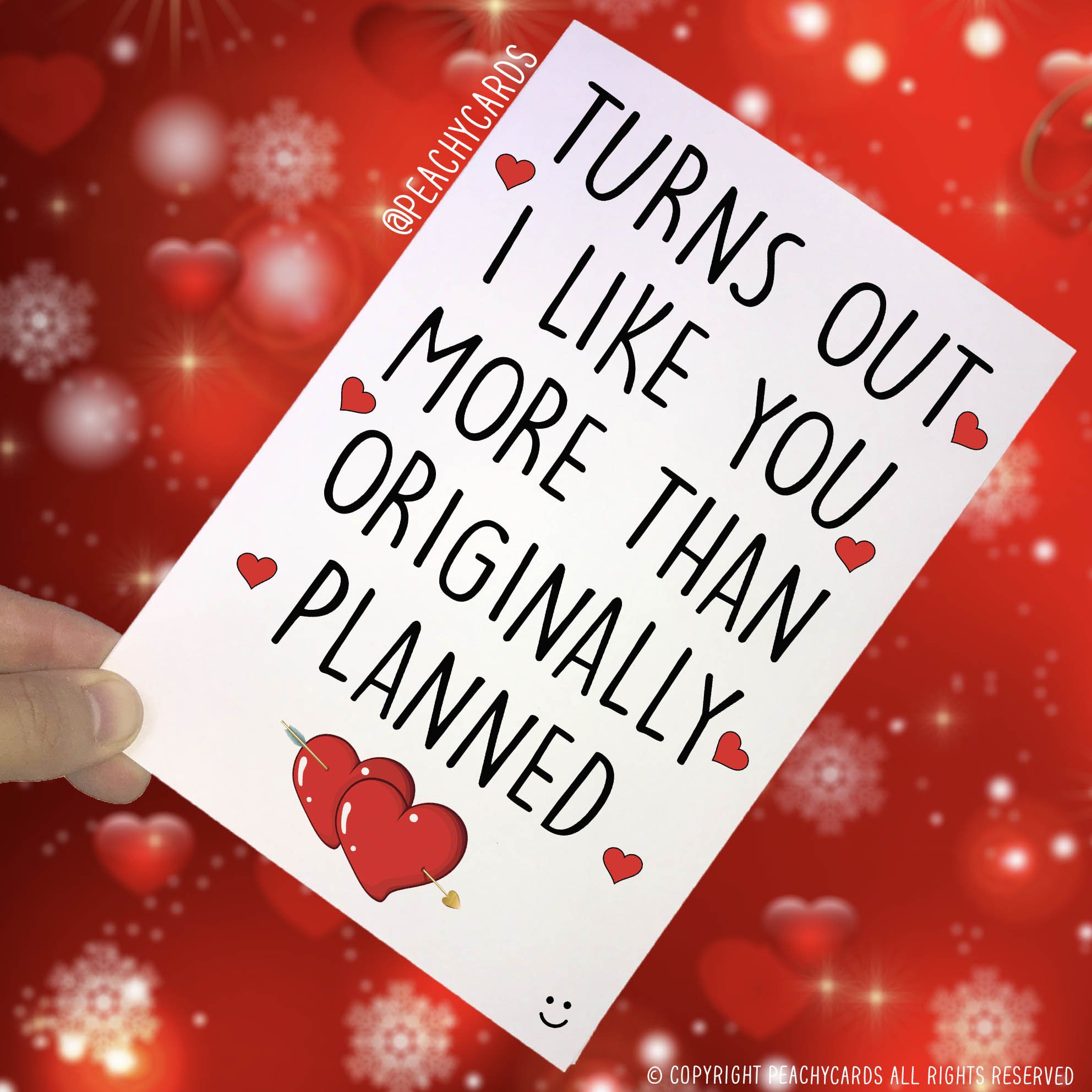 Funny Greeting Cards for Birthday, Anniversary, Valentine's Day, Christmas - Husband, Wife, Boyfriend, Girlfriend - Cute 'I Like You More' Design (PC270) - Perfect for Romantic Gifts & Special Occasions