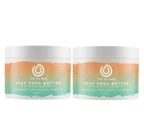100% Pure Shea Butter with Passion Fruit Mojito Scent - 2 Pack (8 oz Each) for Moisturizing Skin, Hair Care & Aromatherapy