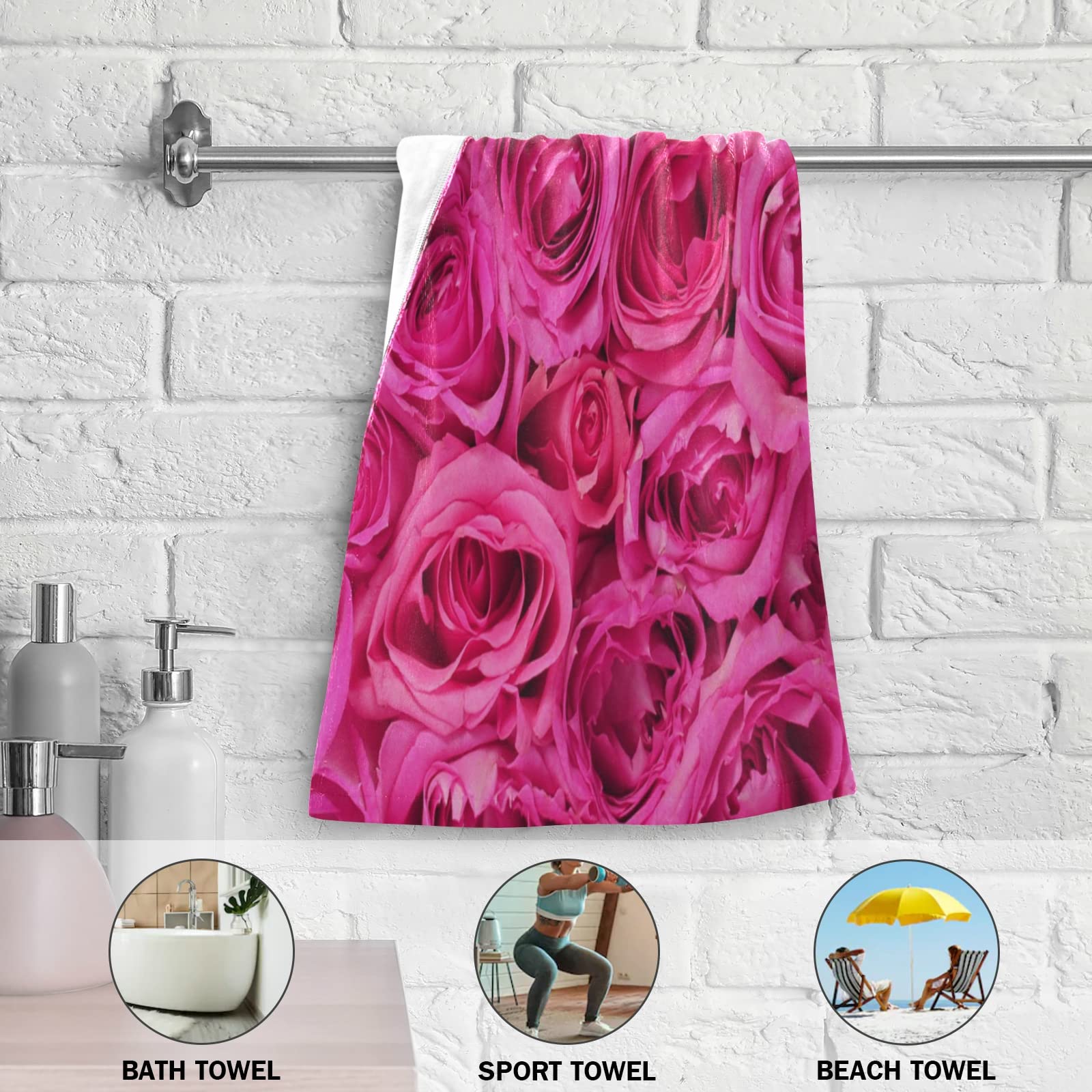 Soft Bath Hand Towels Set of 2 - 28
