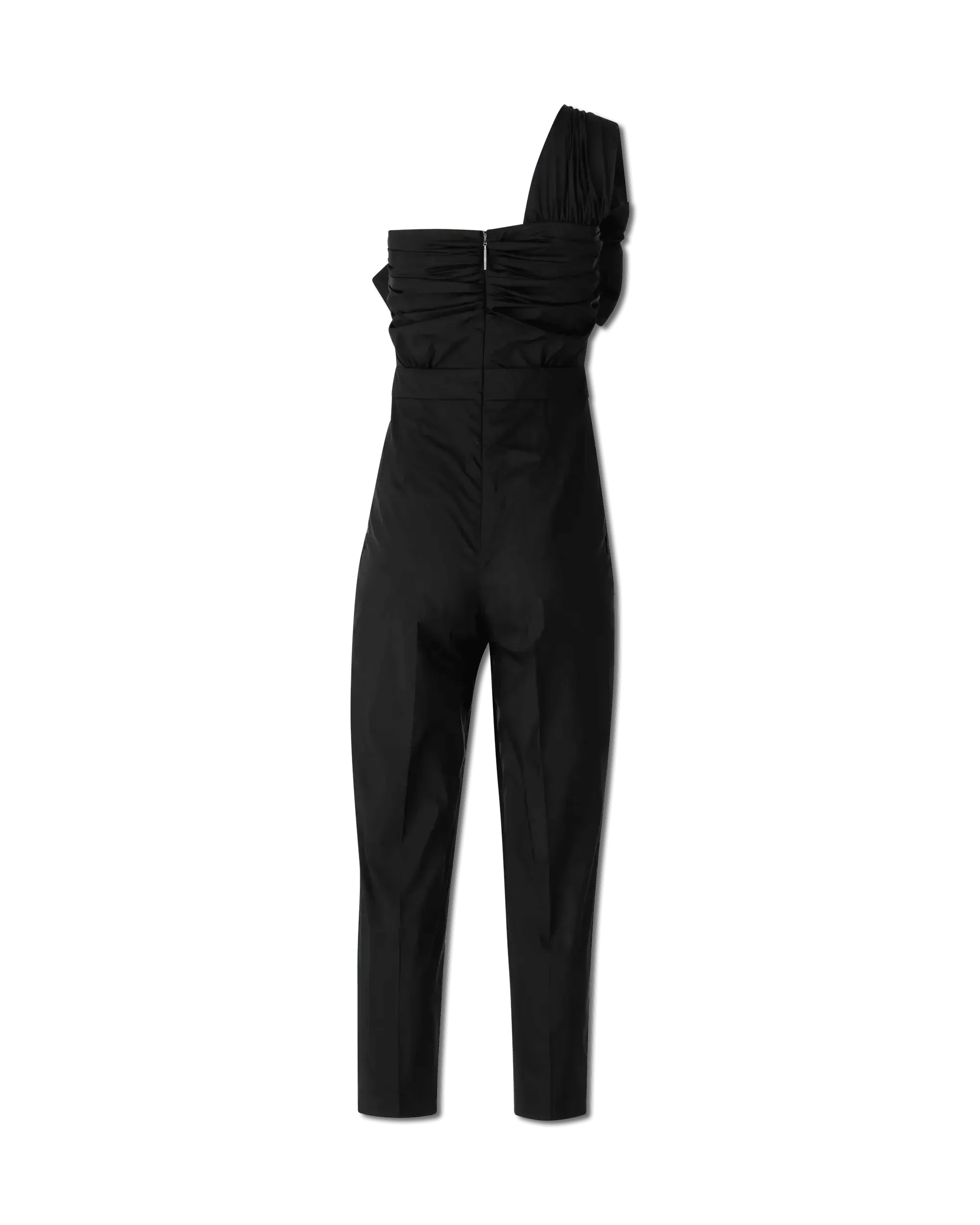 Elegant Bow Detailed One Shoulder Jumpsuit for Women - Chic Party Outfit & Special Occasion Wear