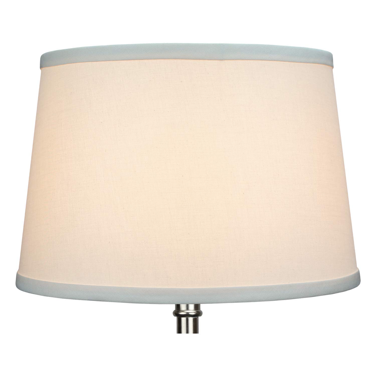 Premium Set of 2 Linen Ivory Lampshades - 10