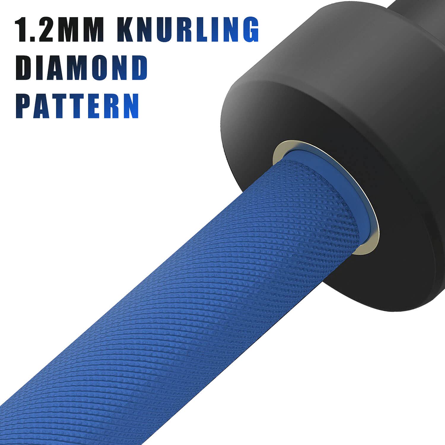 Olympic Barbell EZ Curl Bar 4ft/5ft/7ft - 2 Inch Weight Plate Compatible - 300lb to 1500lb Capacity - Ideal for Home Gym, Strength Training & Weightlifting Workouts