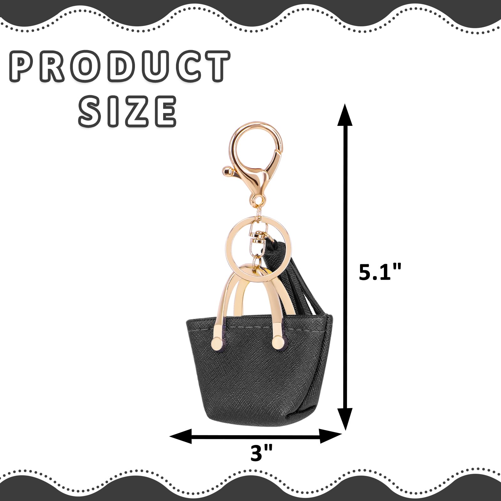 Stylish Tassel Keychain with Mini Coin Purse - Cute Handbag Decor for Women & Moms | Perfect for Keys, Wallets & Gift Giving