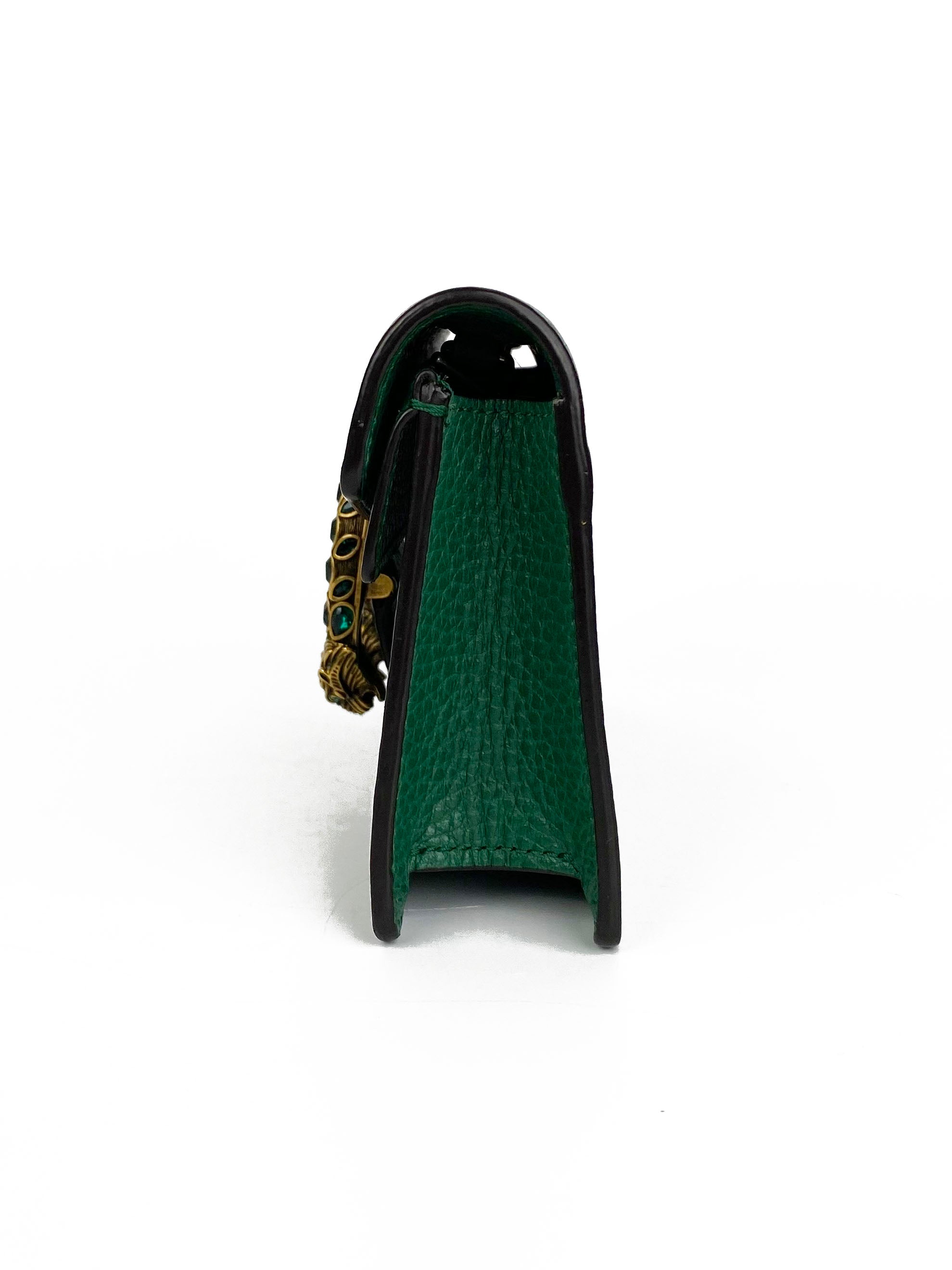 Gucci Green Super Mini Dionysus Bag - Stylish Leather Crossbody Purse for Women | Perfect for Parties, Dates & Everyday Use