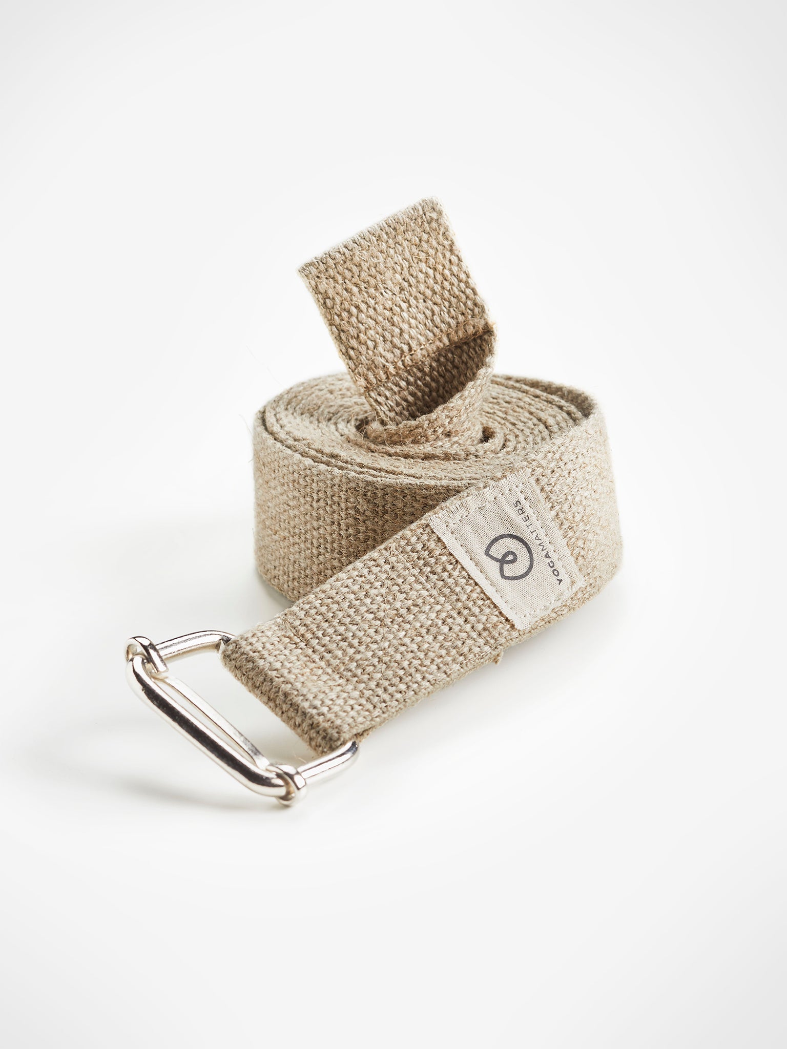 Yogamatters Natural Hemp Yoga Belt - Box of 20 for Stretching, Flexibility & Yoga Poses - Perfect for Home, Studio & Travel Use
