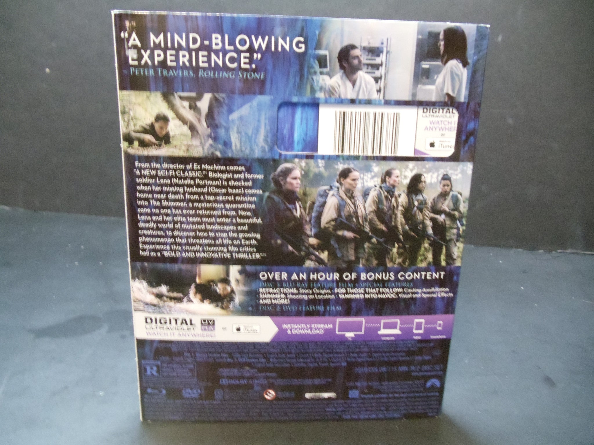 Annihilation (2018) Blu-ray + DVD 2-Disc Set - Natalie Portman, Jennifer Jason Leigh - Sci-Fi Thriller Movie for Home Entertainment & Collector's Edition