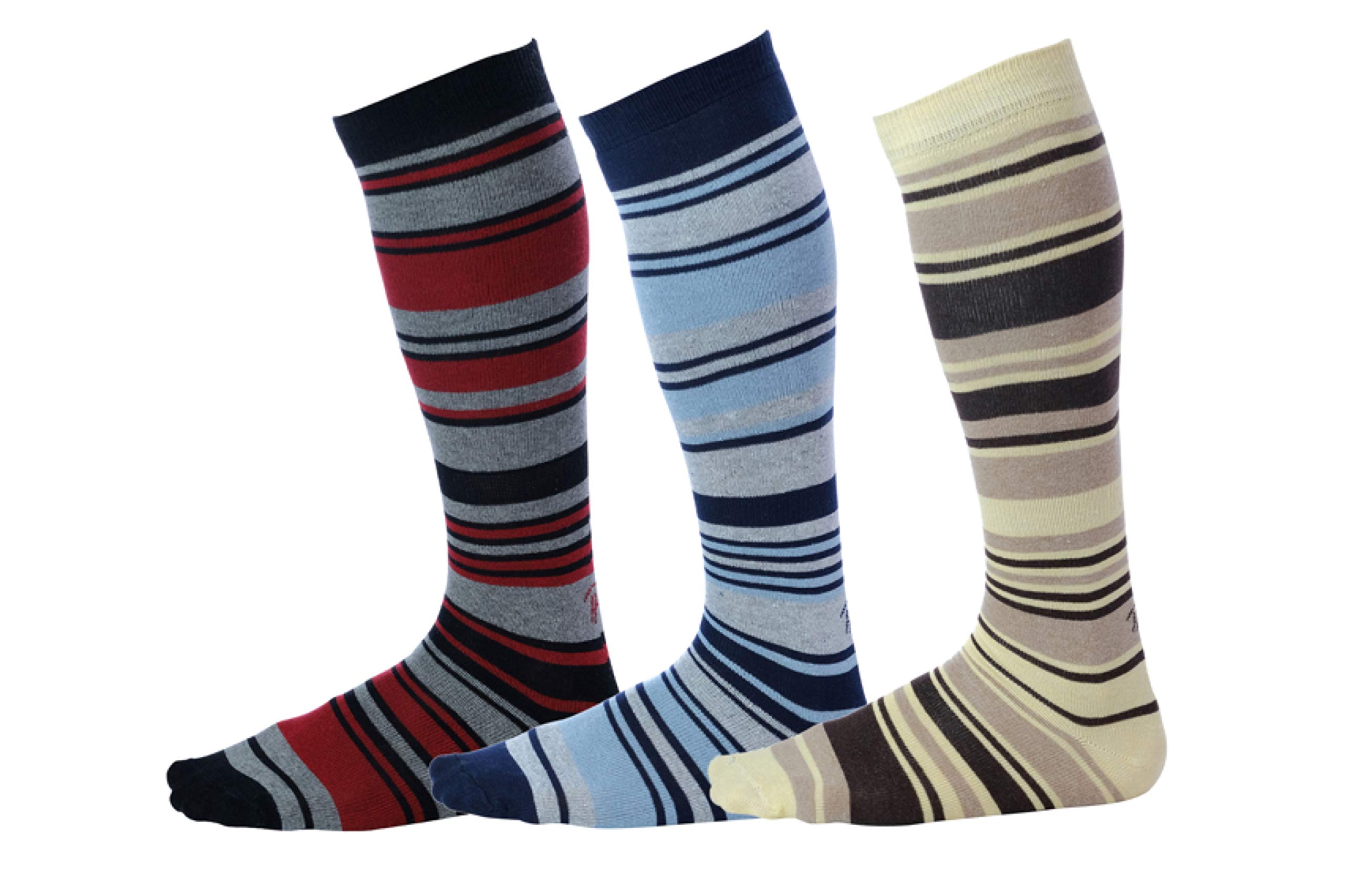 Premium Men's Over the Calf Dress Socks (3-Pack) | Soft Cotton Long Socks for Business & Formal Wear | Stay-Up Design Lasts 12+ Hours | Ideal for Office, Weddings & Professional Occasions