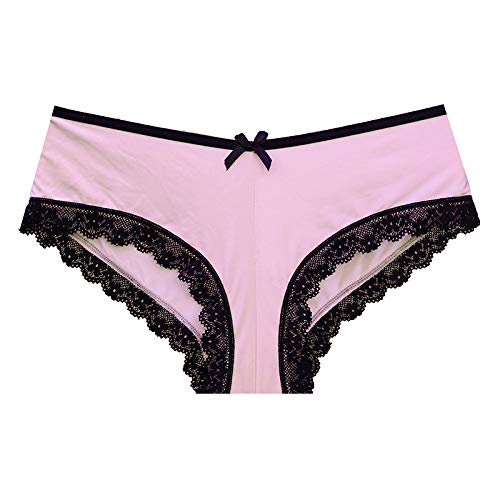 Seamless Women's Underwear - Invisible Lace Bikini Briefs with Half Back Coverage for Comfort & Support | Perfect for Everyday Wear, Yoga, and Sleep