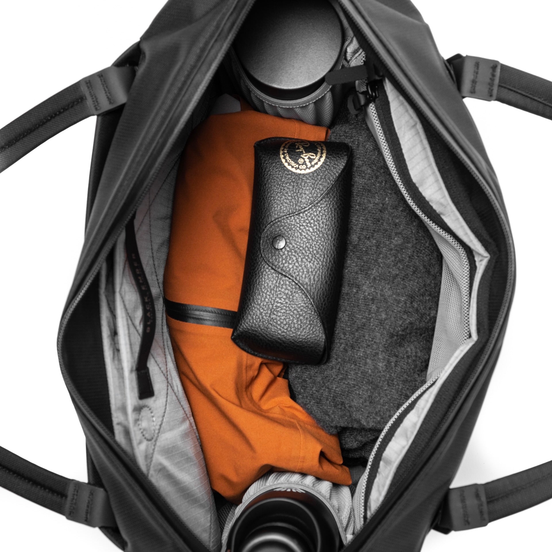 Black Ember WPT Tote Bag - Waterproof & Durable Backpack for Work, Travel & Everyday Use | Stylish Laptop Tote for Professionals & Students