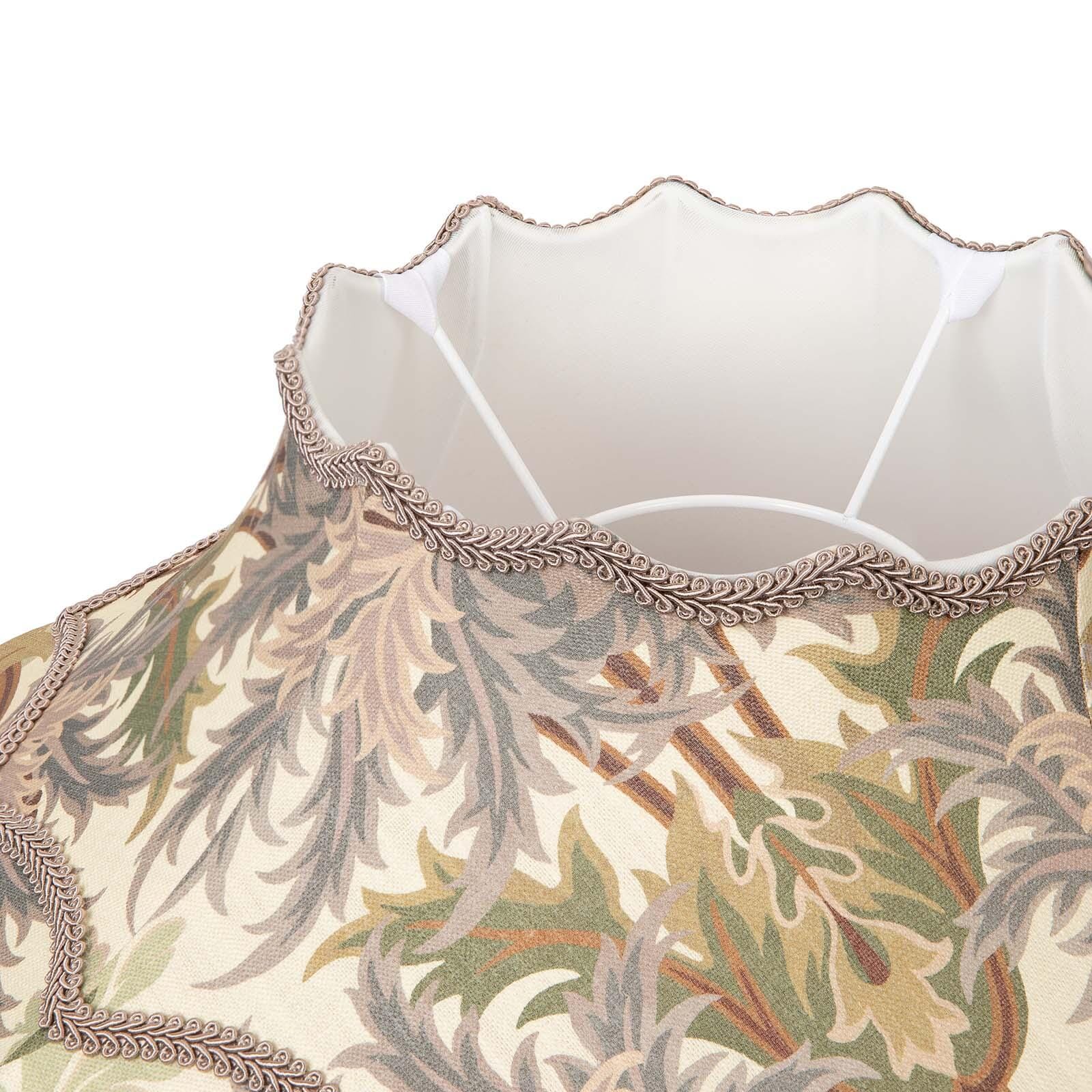 AQUIFOLIA Cotton Linen Isabella Lampshade in Ecru - Perfect for Bedroom, Living Room & Nursery Lighting Decor