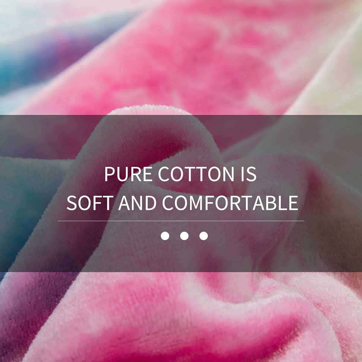 COCOPLAY W Soft & Cozy Throw Blanket for Couch & Sofa - Multi-Pink Twin Size (60''×80'') - Perfect for Living Room, Bedroom & Outdoor Use