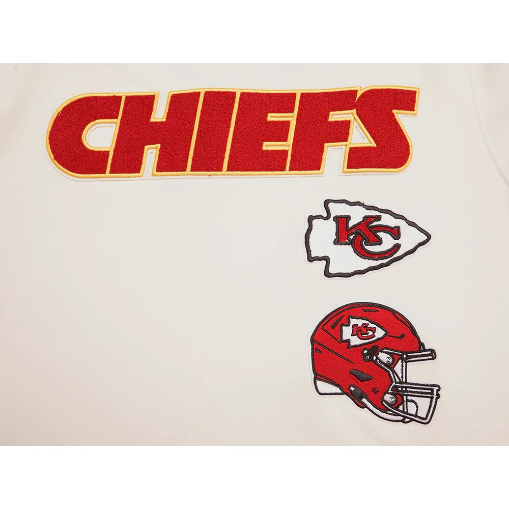 Men's Kansas City Chiefs Retro Chenille Tee Shirt - NFL Vintage Football Fan Jersey for Game Day & Casual Wear