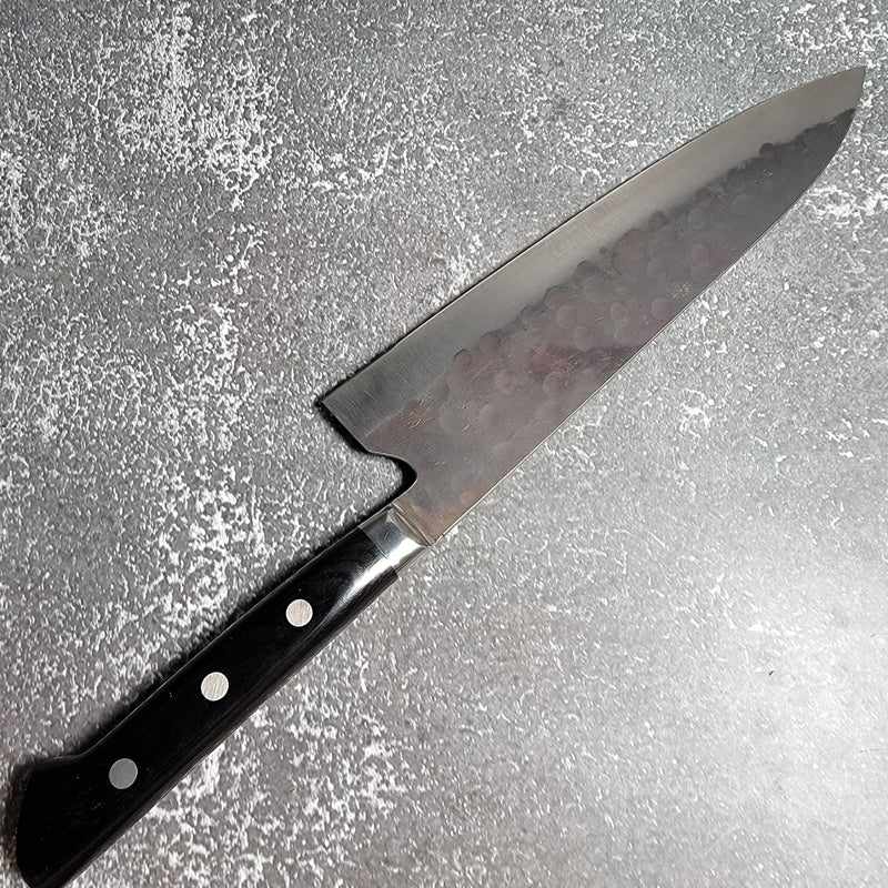 Premium Teruyasu Fujiwara Denka Aogami Super Gyuto 210mm Japanese Chef Knife with Western Handle - Perfect for Slicing, Dicing & Precision Cutting in Professional Kitchens & Home Cooking