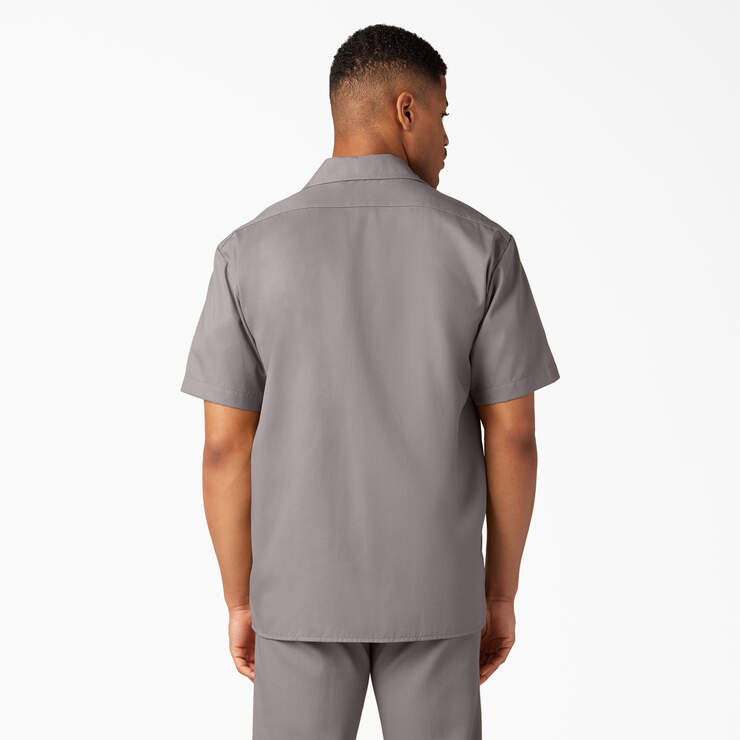 Dickies Men's Short Sleeve Work Shirt - Durable Cotton Workwear for Construction, Landscaping & Outdoor Jobs - Comfortable Professional Uniform Shirt for Mechanics, Carpenters & Handymen