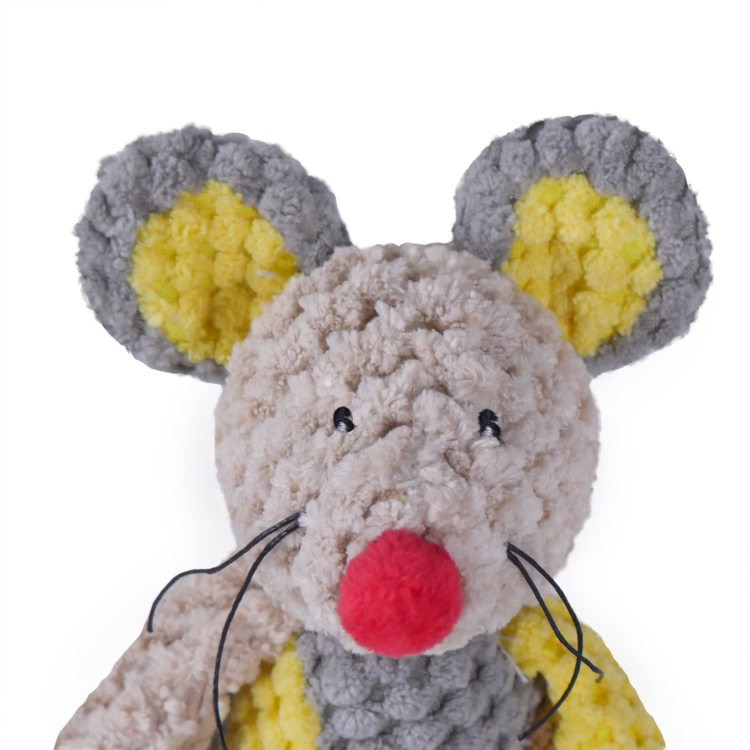 Mister Twister Molly Mouse Plush Dog Toy - Soft & Cute Interactive Pet Toy for Small & Medium Dogs - Perfect for Playtime, Training & Cuddling