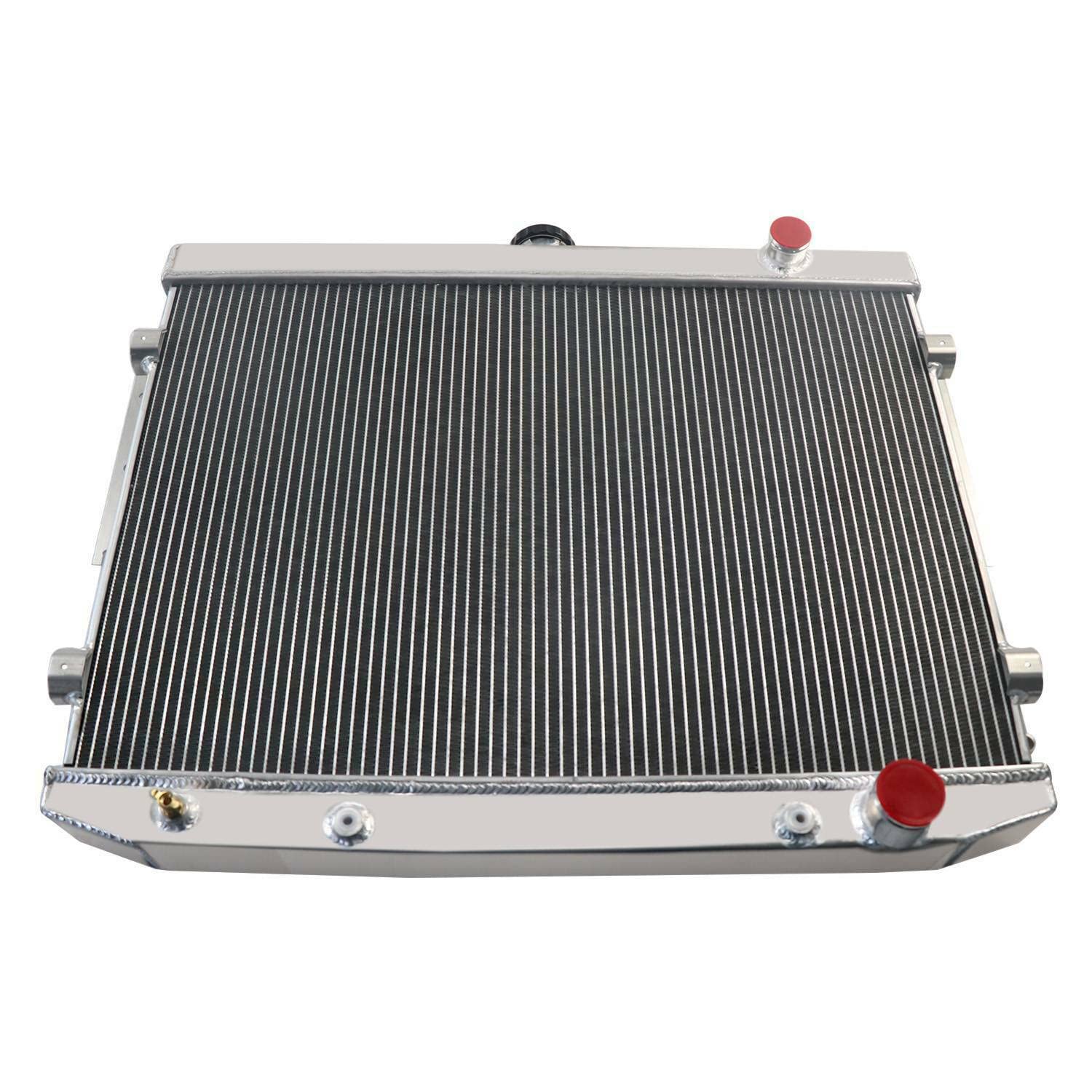4 Row Aluminum Radiator for 1973-1979 Dodge Charger Coronet Monaco 7.2L V8 - High Performance Cooling Upgrade - Perfect for Hot Weather & Heavy Duty Towing
