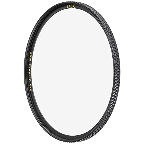 B+W 52mm UV Haze Filter with Multi-Resistant Coating (MRC) for DSLR & Mirrorless Cameras - Reduce Glare & Protect Lens for Outdoor Photography & Travel