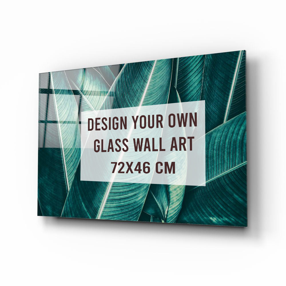 72x46 Custom Design Glass Wall Art - Personalized Home Decor for Living Room, Bedroom & Office - Perfect for Gifts & Interior Design