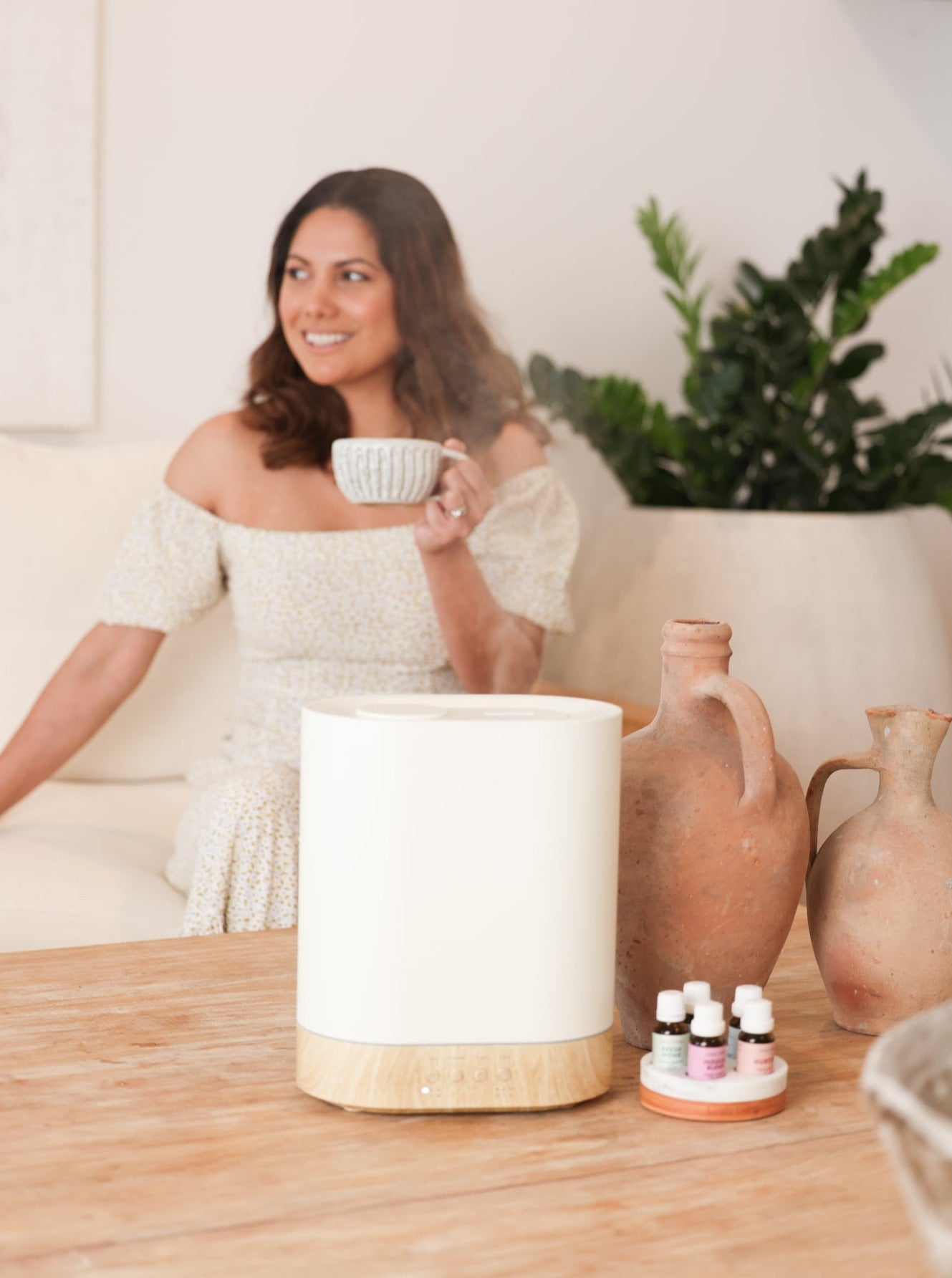 Aroma Haven 1.8L Ultrasonic Humidifier & Essential Oil Diffuser - Perfect for Bedroom, Office, Yoga and Spa Relaxation
