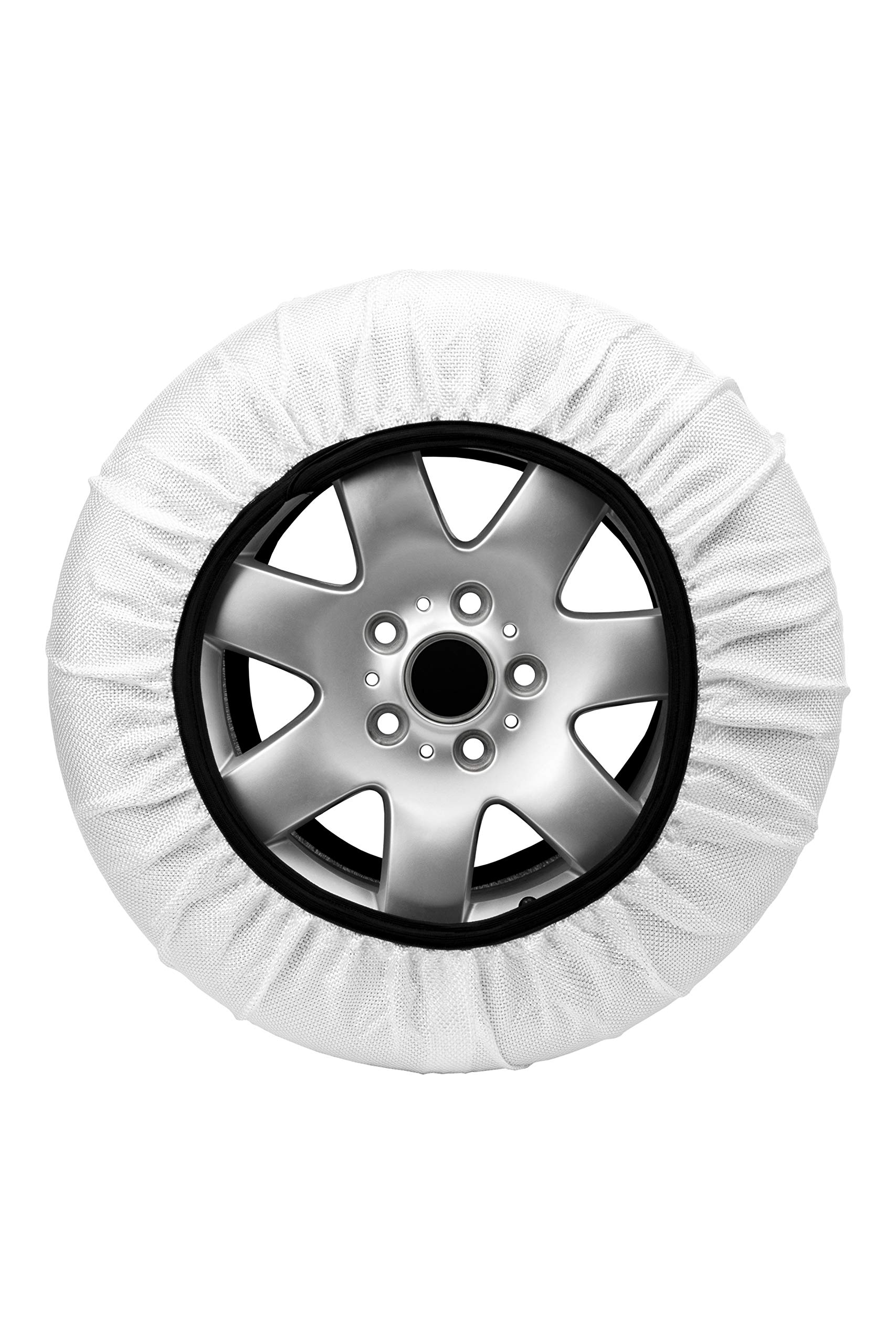 Shark C50070 Super Long Life Snow Socks for Car Tires - Size 70 - Winter Traction Aid for Snow & Ice - Perfect for SUVs, Trucks & Emergency Winter Driving