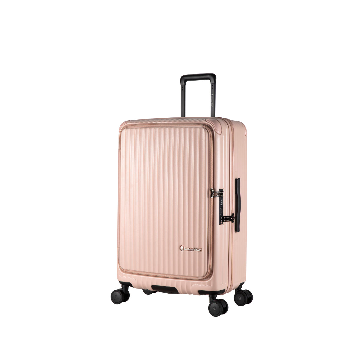 Daycrown 7828 Hinomoto Shock-Absorbing Wheels PC Expandable Front & Middle Opening Luggage - Perfect for Travel, Business Trips & Vacations