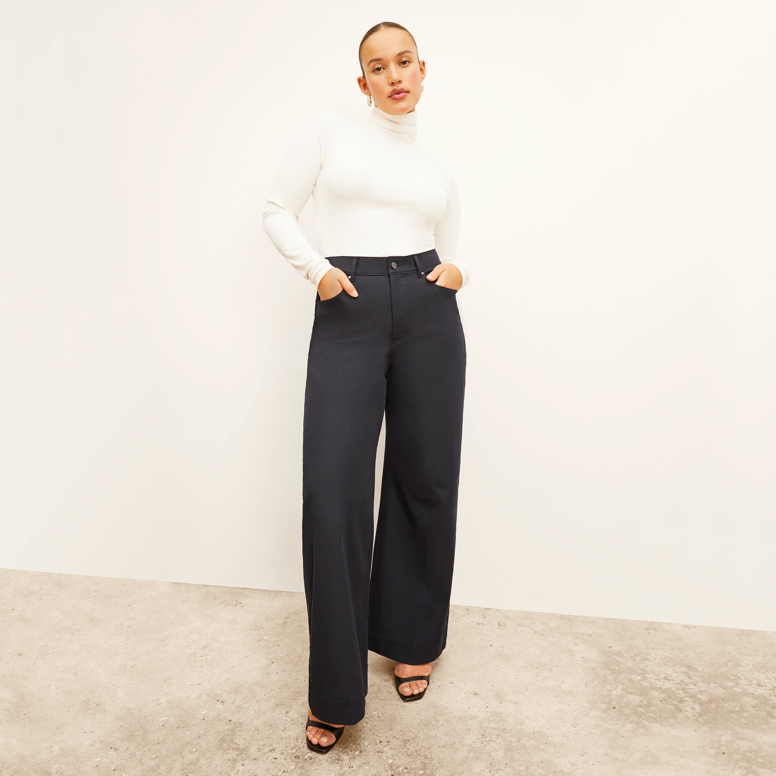 Milo Wide Leg Jeans for Women - Eco-Friendly Stretch Denim Pants with Comfortable Fit - Perfect for Casual Outfits, Workwear & Everyday Style