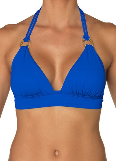 Azul F624 Braided Halter Top - Women's Fashion Summer Beachwear for Vacation, Pool Party & Boho Outfits