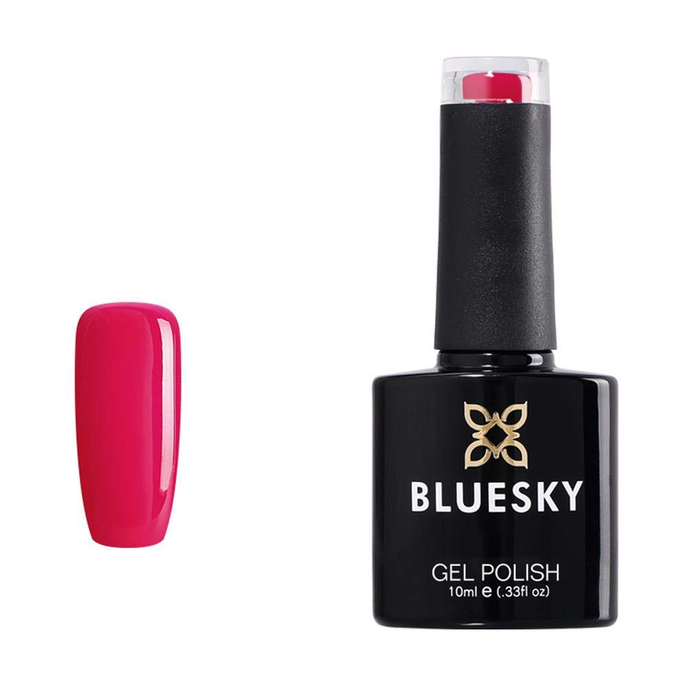 BLUESKY Very Berry Neon17 Gel Nail Polish - 10ml Pink Purple UV LED Soak Off Gel - Perfect for Summer Nails, Manicures, Pedicures & Nail Art Designs