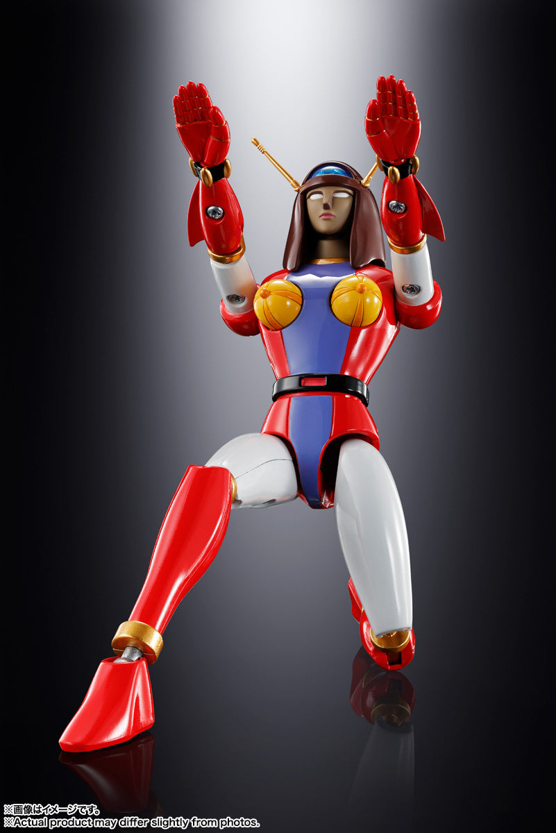 Bandai Soul of Chogokin GX-114 Janus & GX-12R Venus A Great Mazinger Action Figure Set - Premium Collectible Robot Toy for Anime Fans & Display