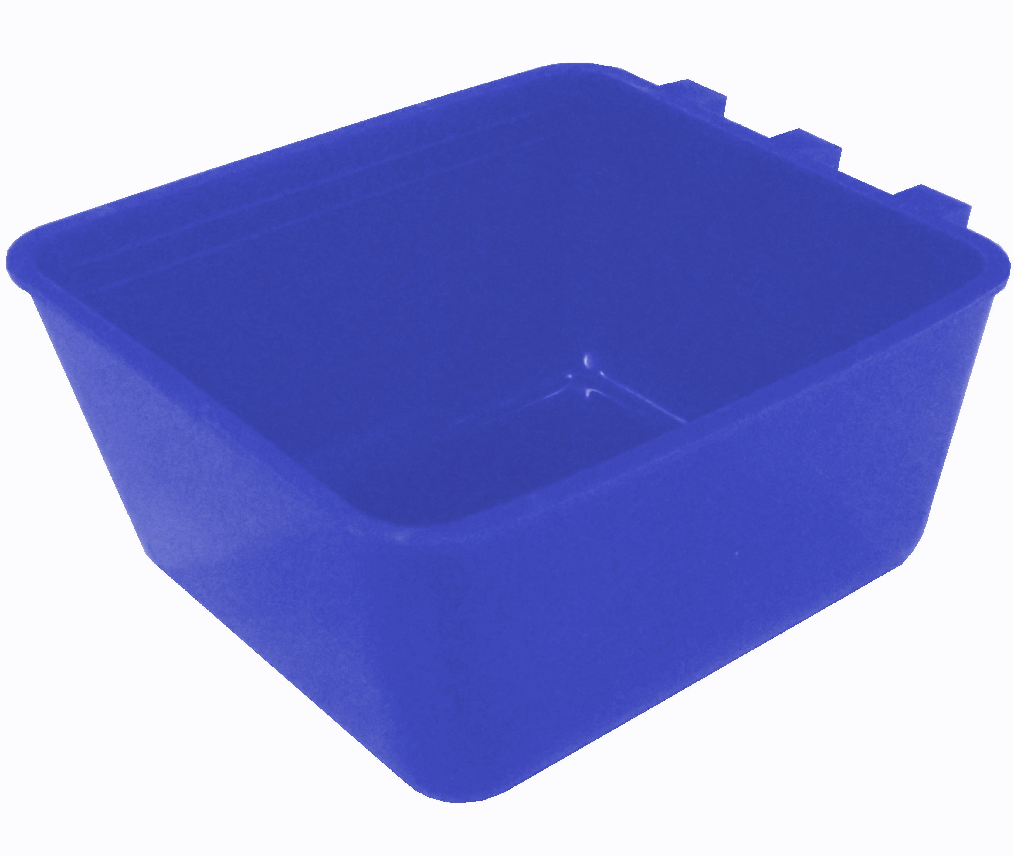 12oz Square Feeder & Water Drinker Cage Cup for Small Pets - Perfect for Treats, Hamsters, Birds & Rodents - Durable Plastic Food Dish for Cages, Travel & Outdoor Use