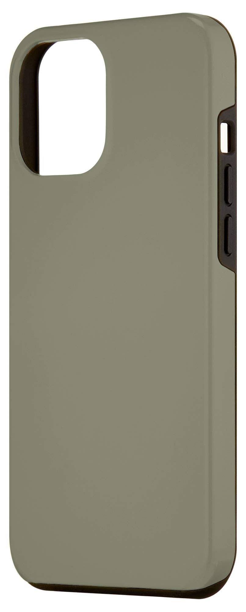 iPhone 12 Pro Max Case - Slim Protective Cover in Muted Olive Green | Durable Shockproof Phone Case for Everyday Use & Travel Protection