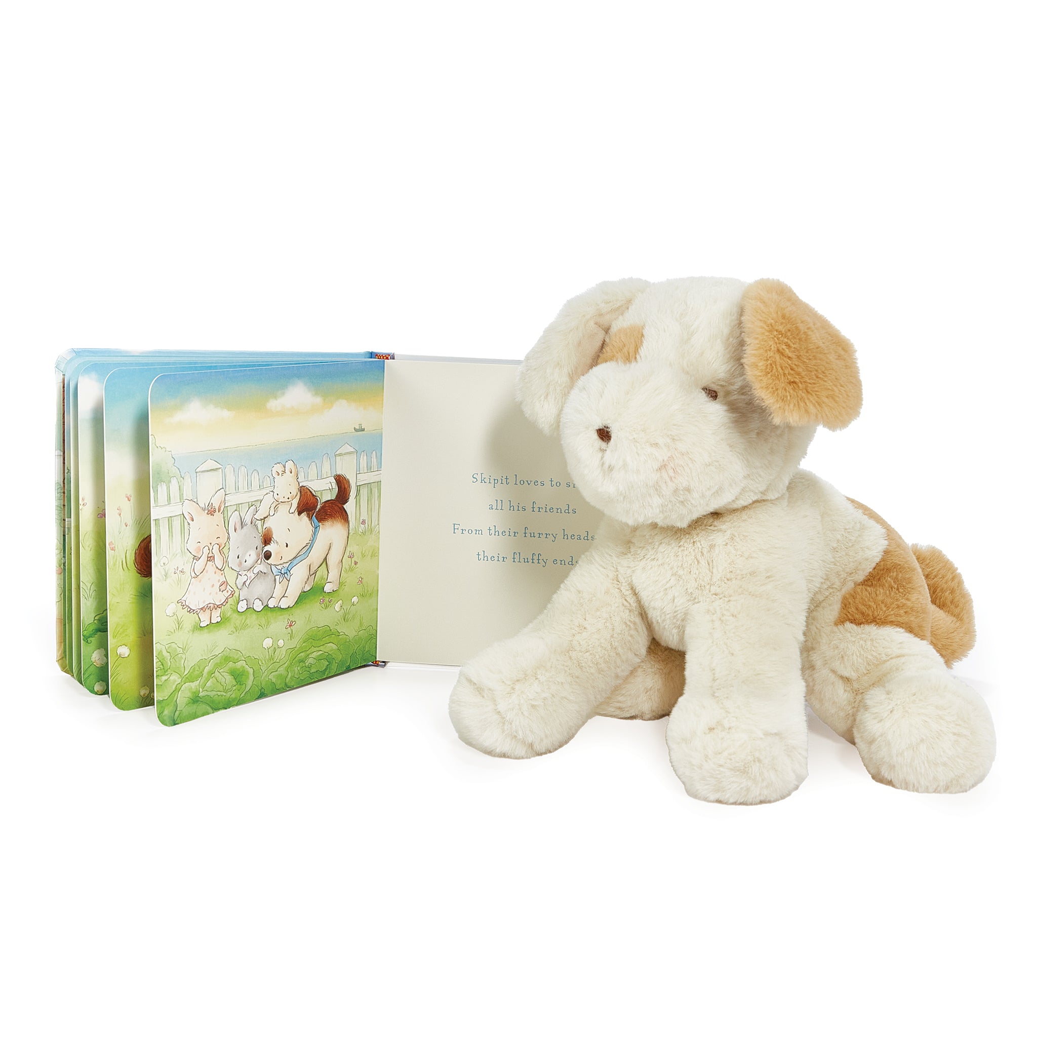 Bunnies Do Delight! Skipit Gift Set - Blue Bunny Plush Toy for Kids | Perfect for Easter Gifts, Birthday Presents & Nursery Decor
