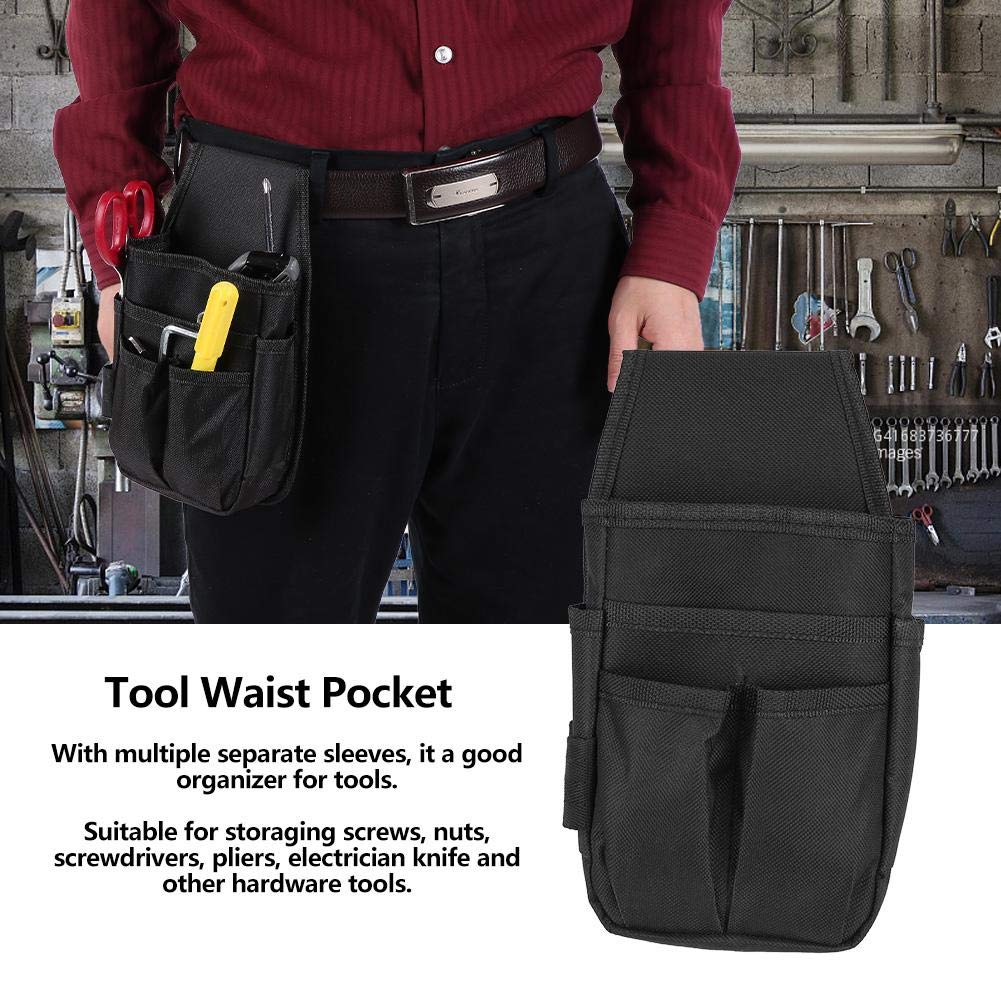 Diydeg Heavy Duty Tool Belt Pouch - Durable Waist Bag for Parts & Tools - Perfect for Construction, DIY Projects & Outdoor Work